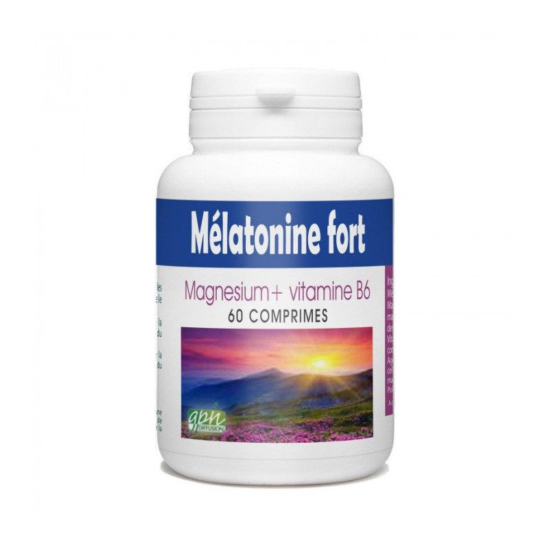 GPH Mélatonine Fort Magnésium Vit B6 60 comprimés GPH Mélatonine Fort Magnésium Vit B6 60 comprimés