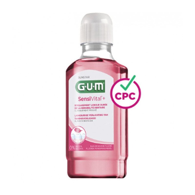 GUM BAIN DE BOUCHE SENSIVITAL + 300 ML REF 6081 GUM BAIN DE BOUCHE SENSIVITAL + 300 ML REF 6081