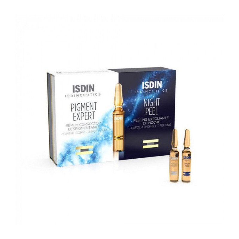 ISDIN PACK PIGMENT EXPERT & NIGHT PEEL 10+10 AMP