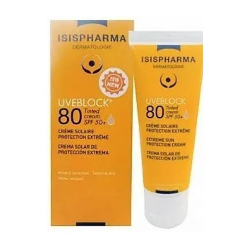 ISISPHARMA UVEBLOCK 80 CREME TEINTEE