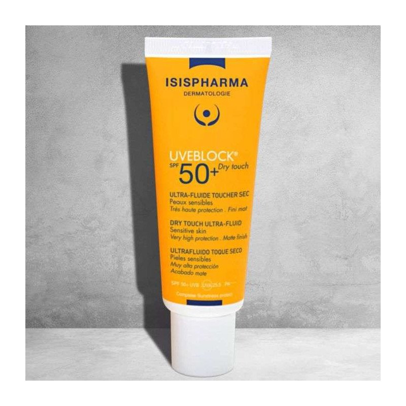 ISISPHARMA UVEBLOCK SPF 50+ ULTRA FLUIDE TOUCHER SEC 40 ML