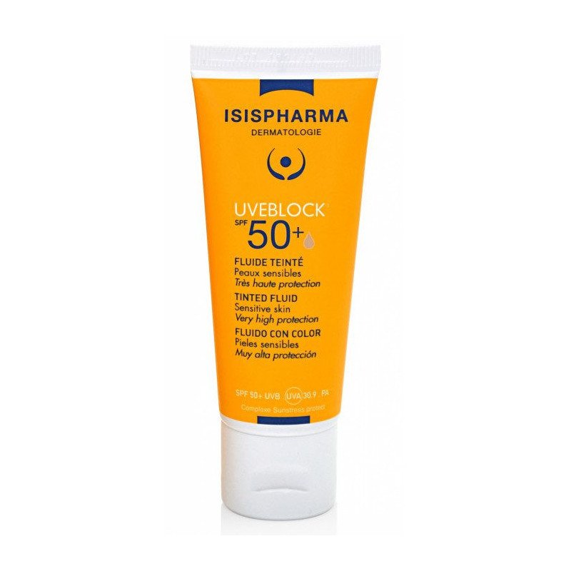 ISISPHARMA UVEBLOCK FLUIDE TEINTESPF 50+ CLAIRE 40 ML