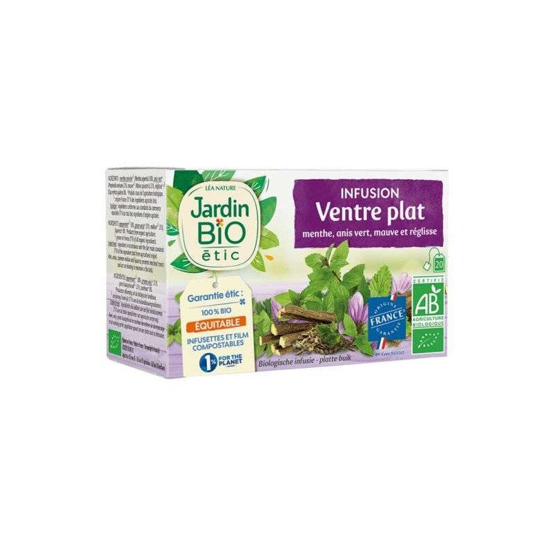 JARDIN BIO INFUSION VENTRE PLAT 20 SACHETS