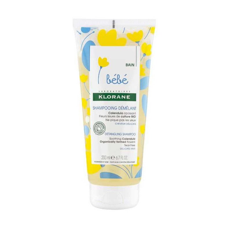 KLORANE BEBE SHAMPOING DEMELANT AU CALENDULA 200 ML KLORANE BEBE SHAMPOING DEMELANT AU CALENDULA 200 ML