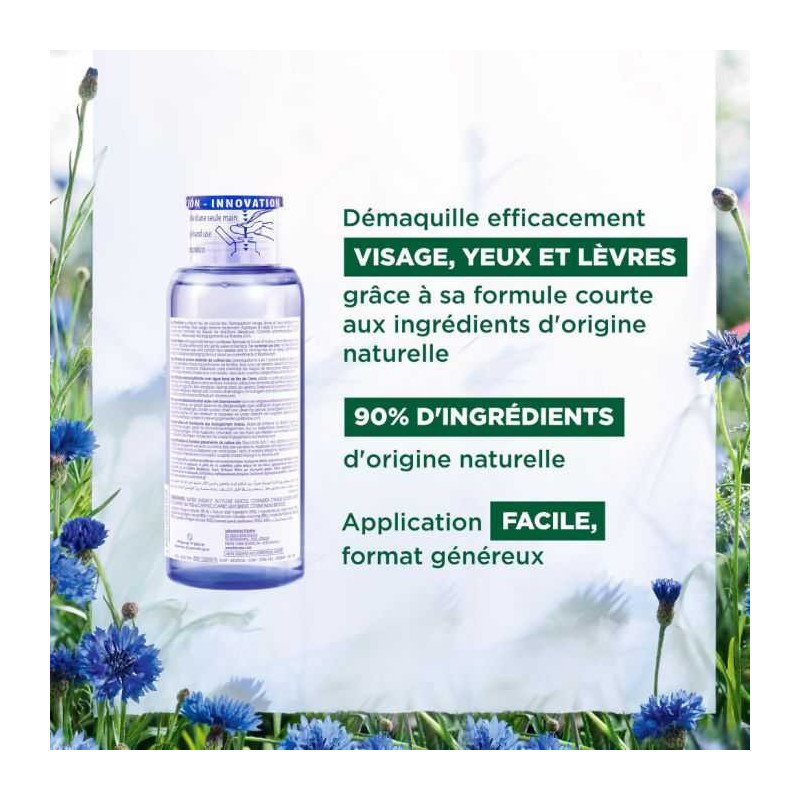 KLORANE EAU MICELLAIRE AU BLEUET EAU 400 ML KLORANE EAU MICELLAIRE AU BLEUET EAU 400 ML