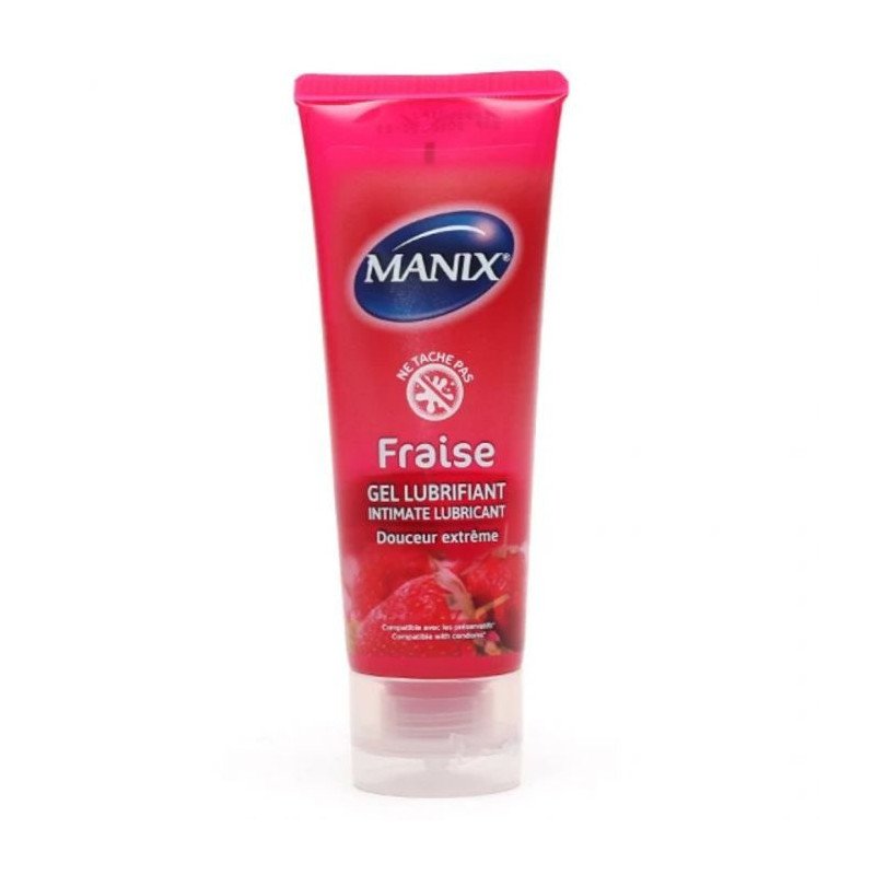 MANIX GEL LUBRIFIANT DOUCEUR EXTREME A LA FRAISE 80 ML MANIX GEL LUBRIFIANT DOUCEUR EXTREME A LA FRAISE 80 ML