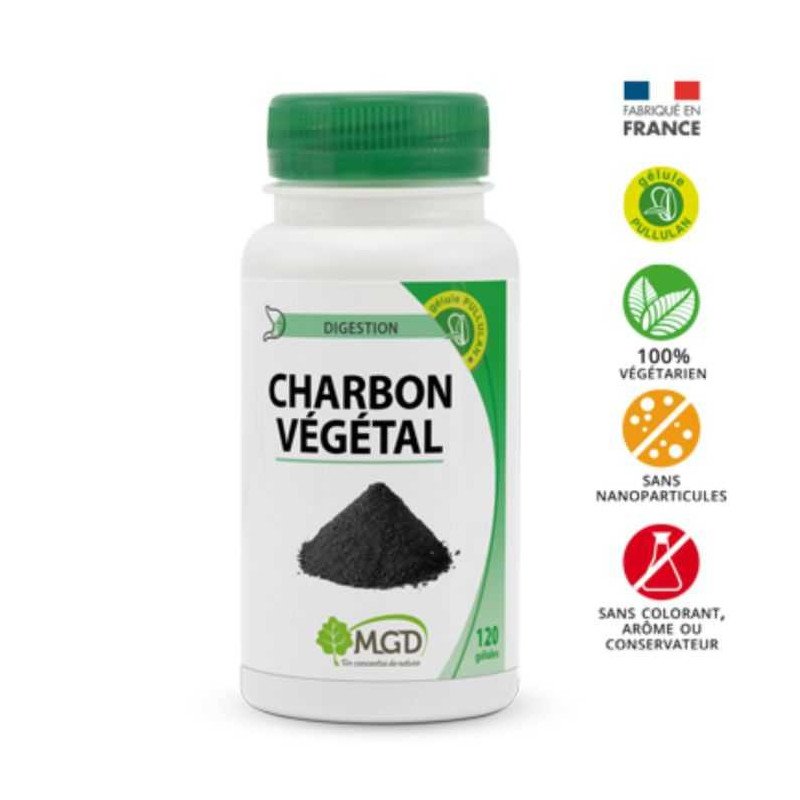 MGD CHARBON VEGETAL ACTIVE 120 GELULES