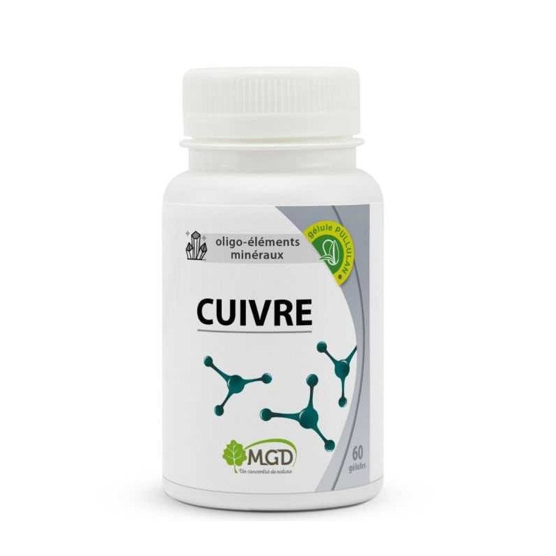 MGD CUIVRE 60 GELULES
