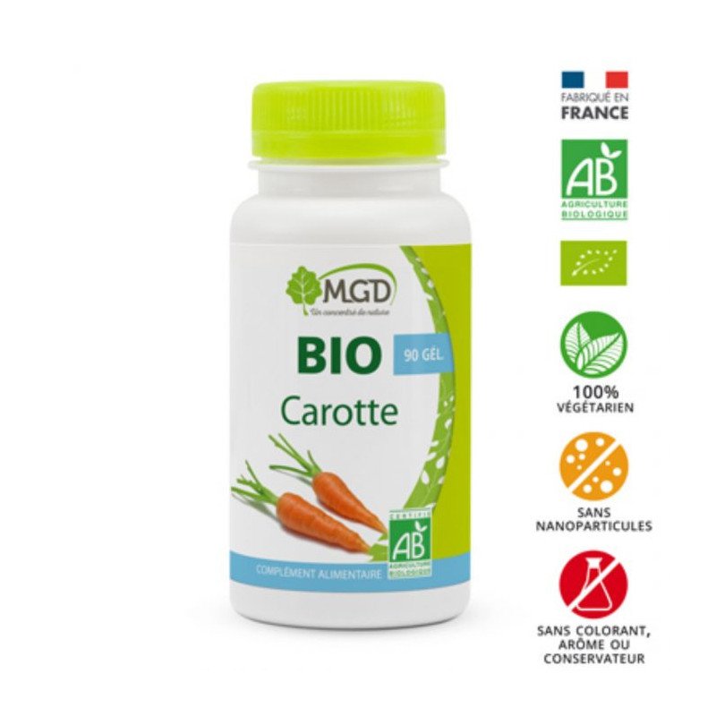 MGD BIO CAROTTE 90 GELULES MGD BIO CAROTTE 90 GELULES