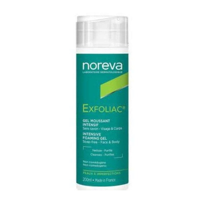 NOREVA EXFOLIAC GEL MOUSSANT INTENSIF 200 ML NOREVA EXFOLIAC GEL MOUSSANT INTENSIF 200 ML