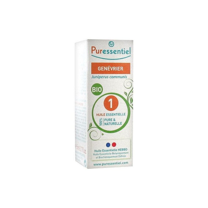 PURESSENTIEL HUILE ESSENTIELLE GENEVRIER BIO 5 ML