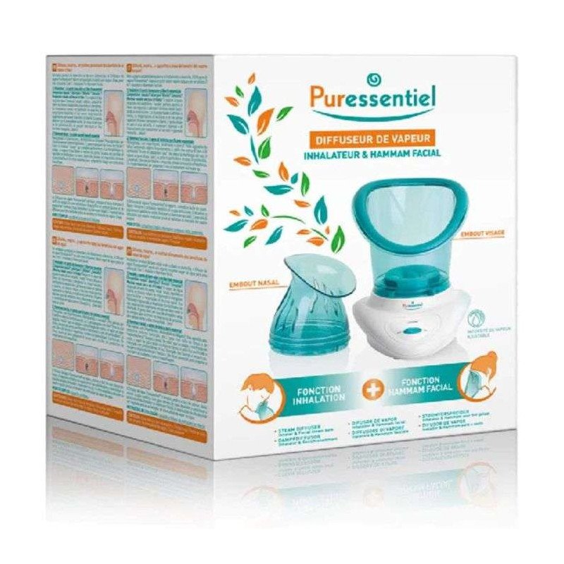 PURESSENTIEL DIFFUSEUR DE VAPEUR INHALEUR ET HAMAM FACIAL PURESSENTIEL DIFFUSEUR DE VAPEUR INHALEUR ET HAMAM FACIAL