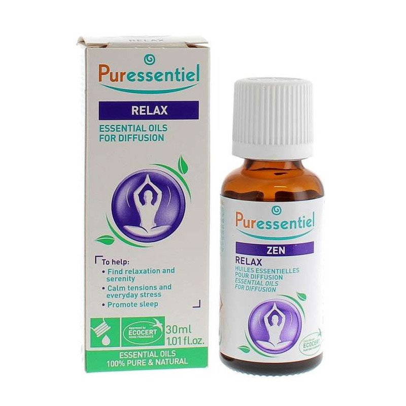 PURESSENTIEL HUILE ESSENTIELLE POUR DIFFUSION DIFFUSE ZEN 30 ML PURESSENTIEL HUILE ESSENTIELLE POUR DIFFUSION DIFFUSE ZEN 30 ML