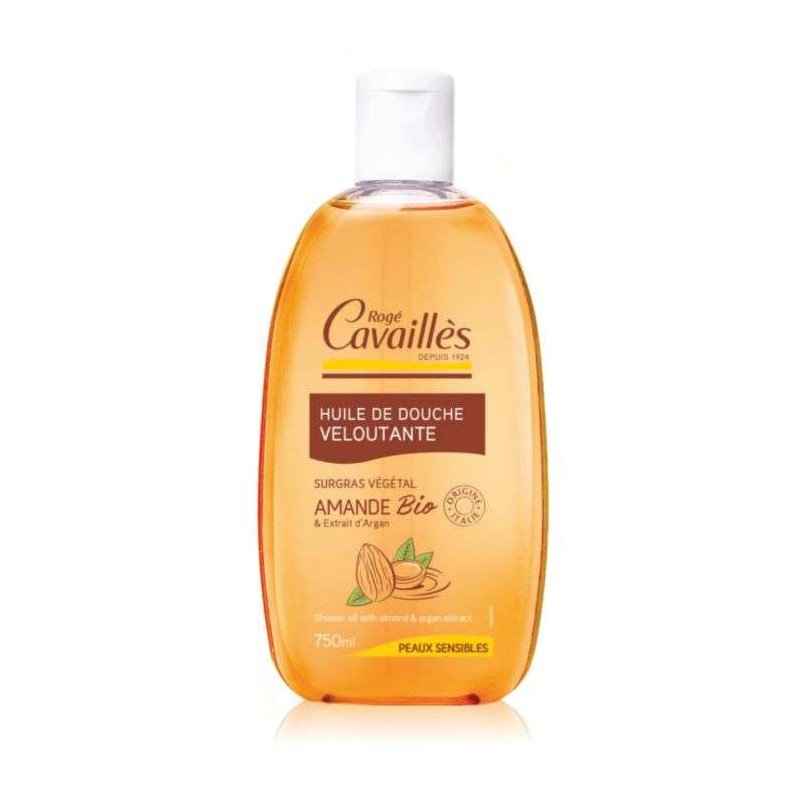 ROGE CAVAILLES HUILE BAIN ET DOUCHE VELOUTANTE AMANDE BIO 750 ML