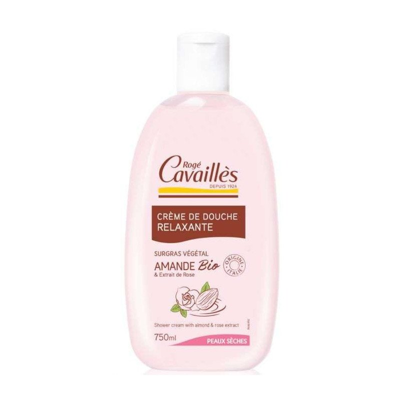 ROGE CAVAILLES CREME DE DOUCHE BEURRE D'AMANDE ET ROSE 750 ML