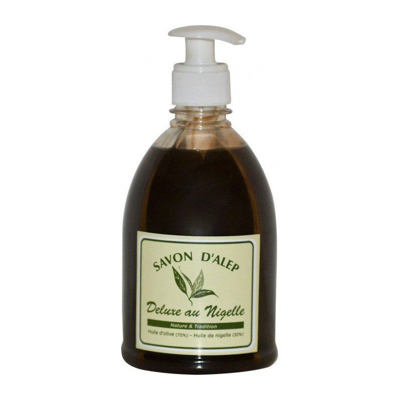 SAVON D’ALEP DELUXE AU NIGELLE 500ml