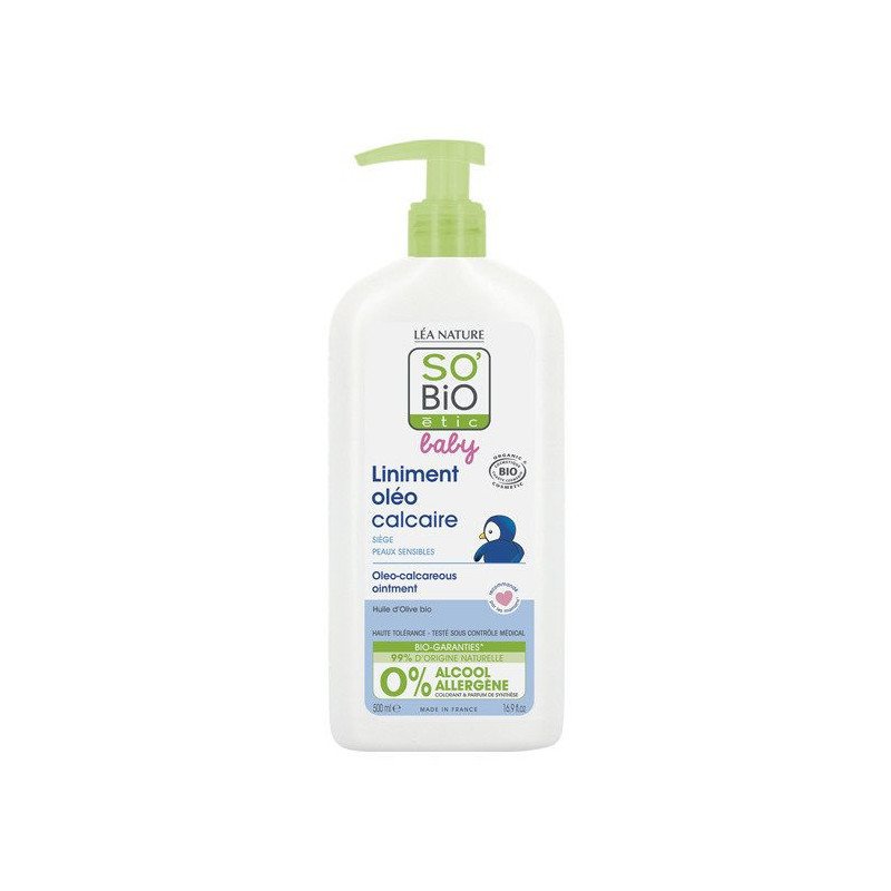 So Bio Baby Liniment Oléo-Calcaire - 500 ml - SOBIO So Bio Baby Liniment Oléo-Calcaire - 500 ml - SOBIO