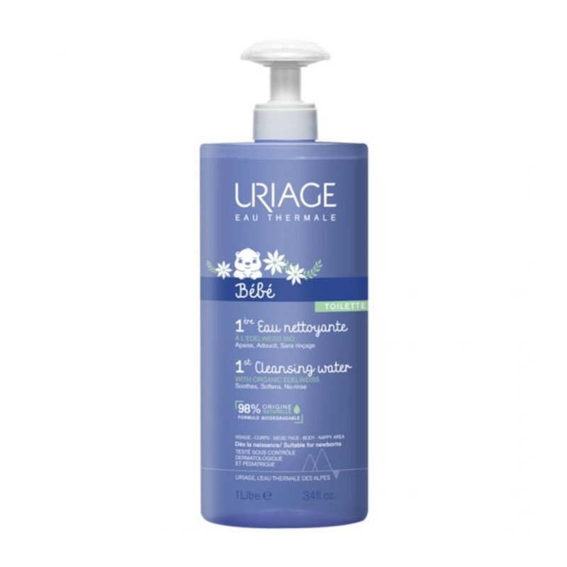 URIAGE 1ERS SOINS BEBE 1 ERE EAU NETTOYANTE 1 L