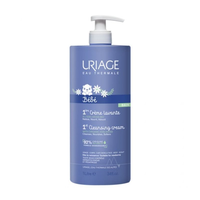 URIAGE BEBE 1ERE CREME LAVANTE 1 L