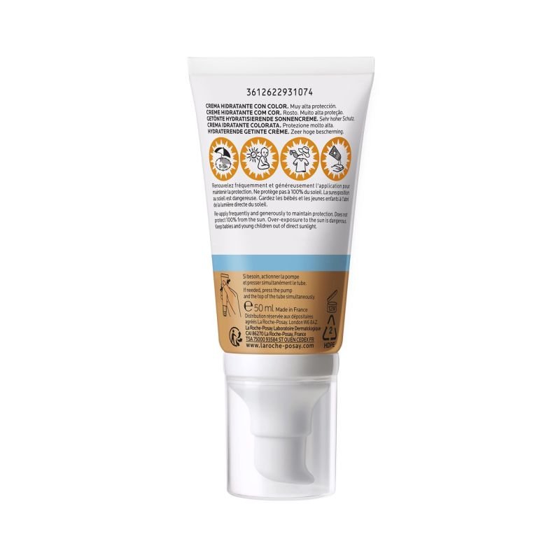 La Roche-Posay ANTHELIOS FONDANTE UVMUNE 400 Crème Solaire Teintée | Peaux Sensibles Normales À Sèches | 50ml
