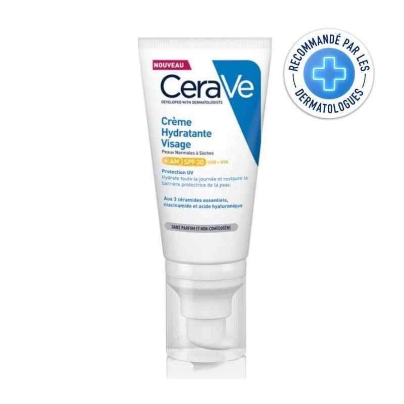  CeraVe Crème hydratante visage SPF30 - 52ml