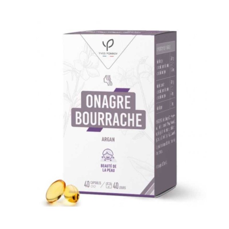 YVES PONROY ONAGRE BOURRACHE 40 CAPSULES YVES PONROY ONAGRE BOURRACHE 40 CAPSULES
