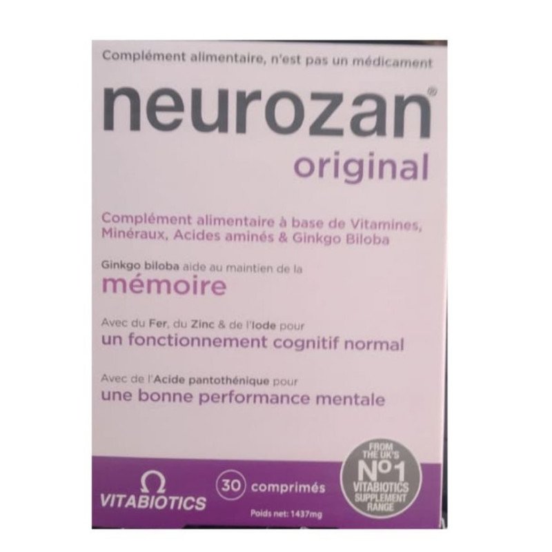 VITABIOTICS: NEUROZAN ORIGINAL 30 COMPRIMES VITABIOTICS: NEUROZAN ORIGINAL 30 COMPRIMES