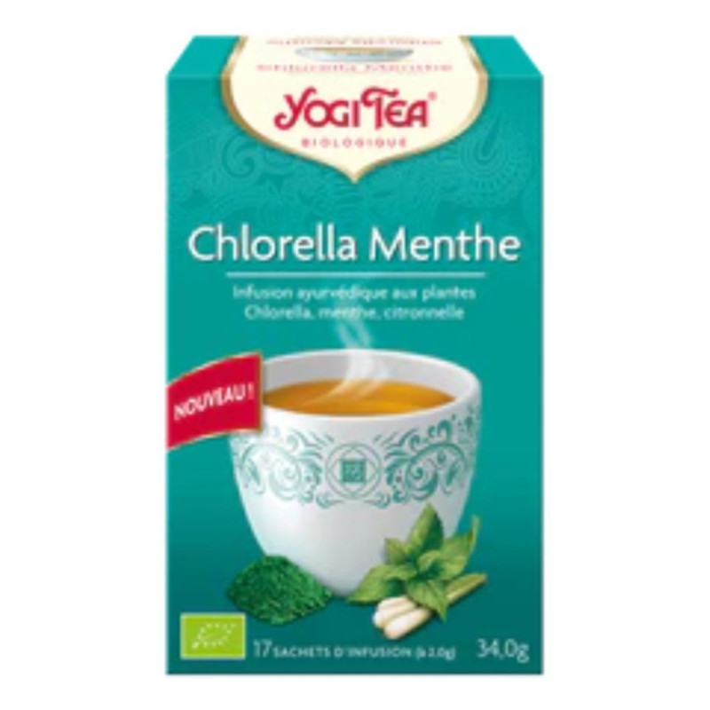 YOGI TEA Chlorella Menthe BIO  - 17 infusettes