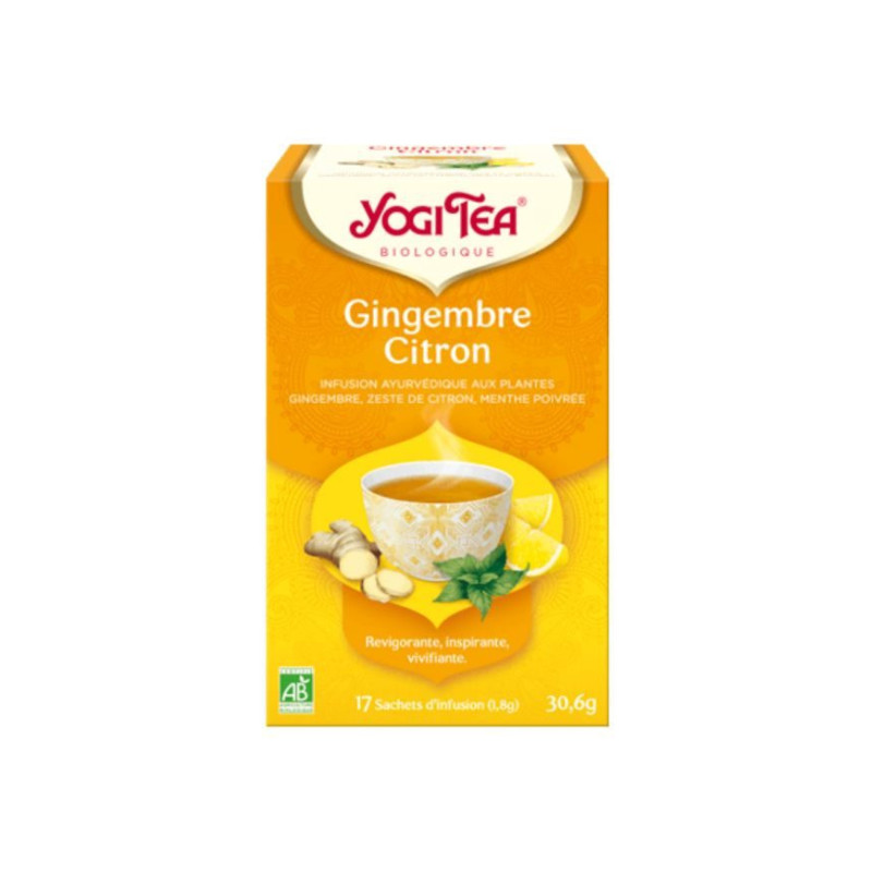 YOGI TEA GINGEMBRE CITRON