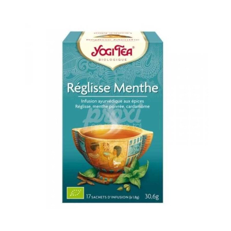 YOGI TEA REGLISSE MENTHE 17 SACHETS D'INFUSION