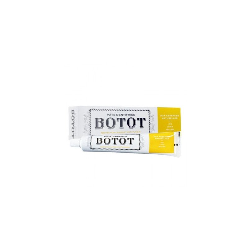 BOTOT DENTIFRICE JAUNE ANIS CITRUS REGLISSE 75 ML BOTOT DENTIFRICE JAUNE ANIS CITRUS REGLISSE 75 ML
