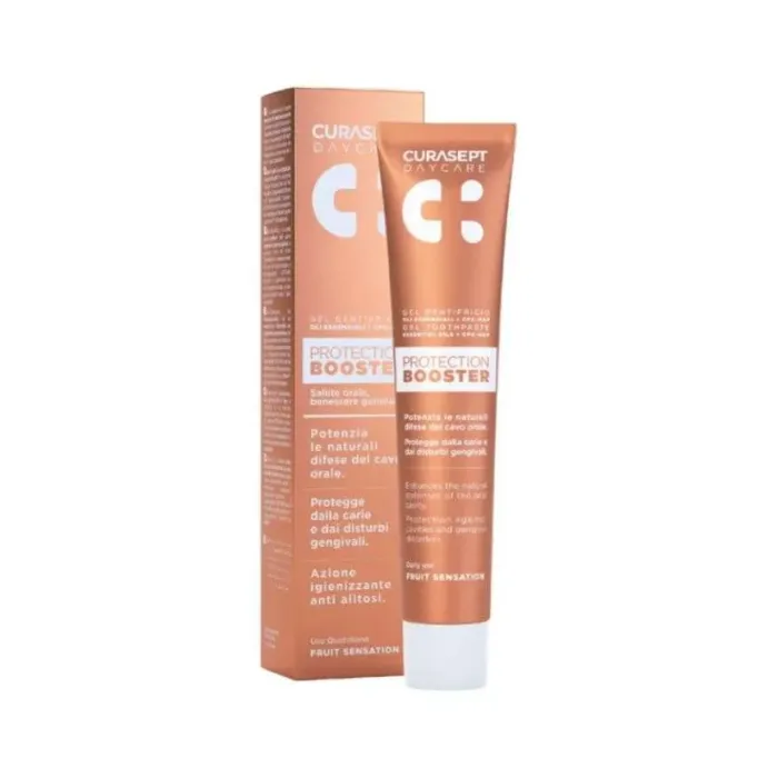 CURASEPT PROTECTION BOOSTER GEL DENTIFRICE FRUIT SENSATION 75 ML CURASEPT PROTECTION BOOSTER GEL DENTIFRICE FRUIT SENSATION 75 ML