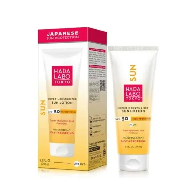 HADA LABO OFFRE SUPER MOISTRIZER SUN LOTION SPF50 200 ML