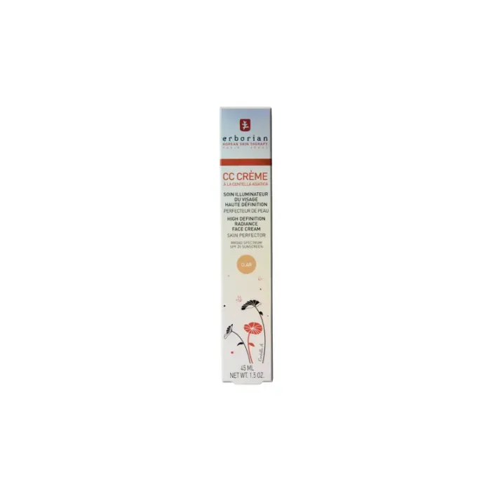 ERBORIAN CC Crème à la Centella Asiatica Spf25  45 ml