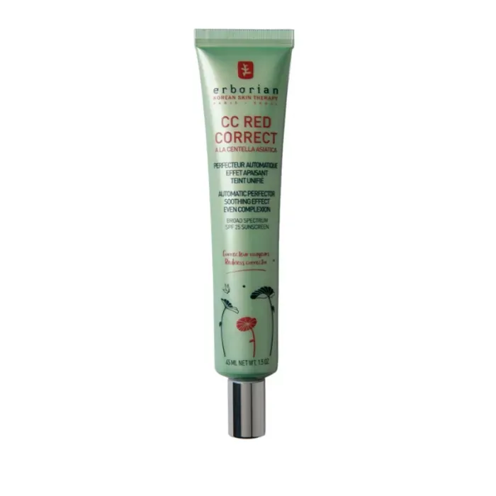 ERBORIAN CC RED CORRECT CENTELLA ASIATICA EFFET APAISANT SPF25 45 ML