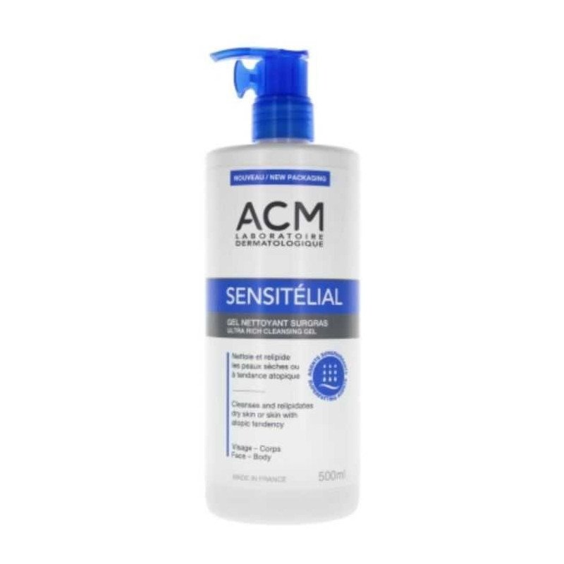 ACM SENSITELIAL GEL NETTOYANT SURGRAS  500 ML