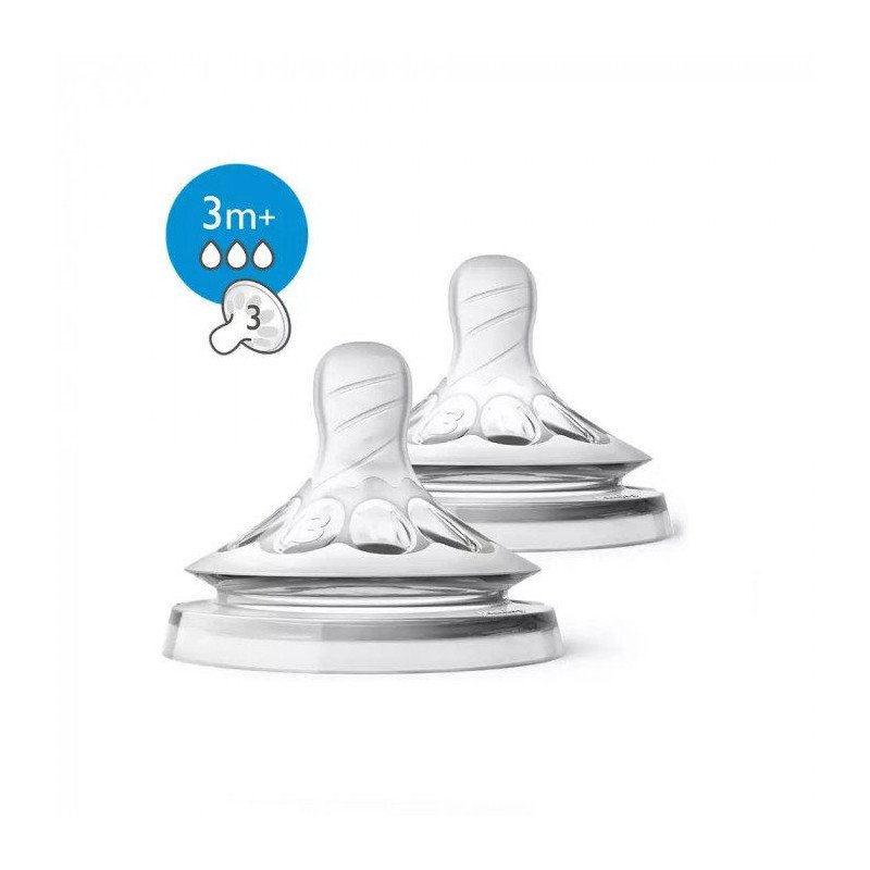 AVENT TETINES NATURAL 3M+ ULTRA DOUCE ET SOUPLE AVENT TETINES NATURAL 3M+ ULTRA DOUCE ET SOUPLE