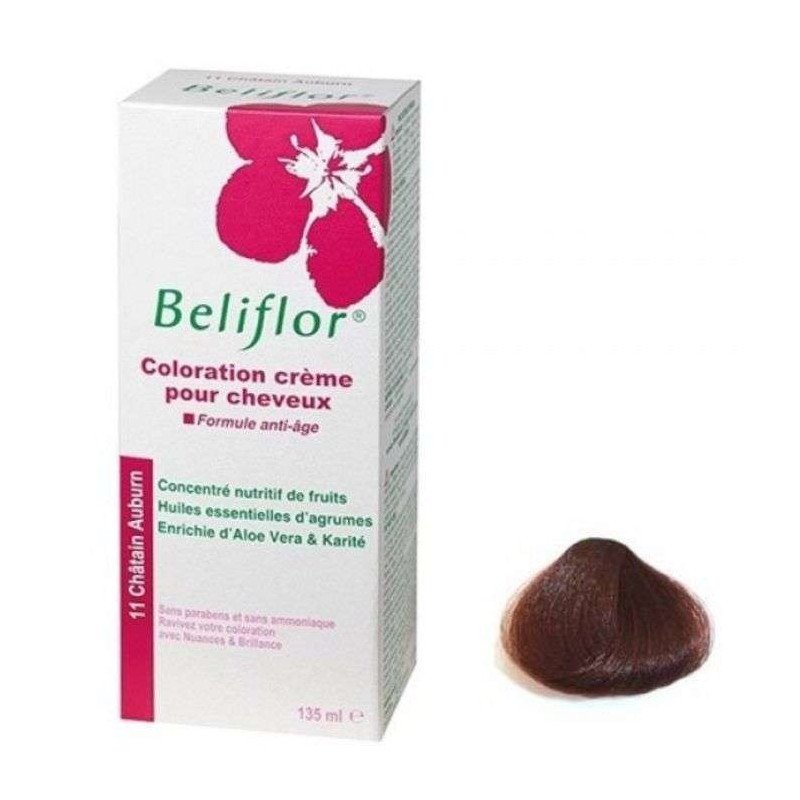BELIFLOR COLORATION CHEVEUX 11 CHATAIN AUBURN 135ml