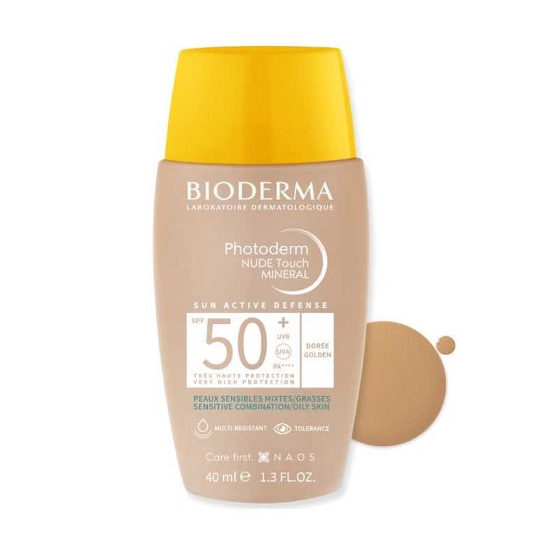 BIODERMA PHOTODERM NUDE TOUCH SPF 50+ TEINTE DOREE BIODERMA PHOTODERM NUDE TOUCH SPF 50+ TEINTE DOREE