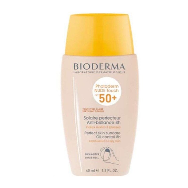 BIODERMA PHOTODERM NUDE TOUCH 50+ TRES CLAIRE 40 ML BIODERMA PHOTODERM NUDE TOUCH 50+ TRES CLAIRE 40 ML