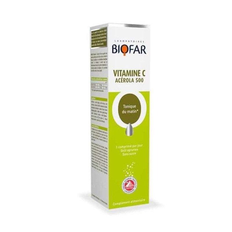 BIOFAR VITAMINE C ACEROLA 500 - 20 CAPSULES