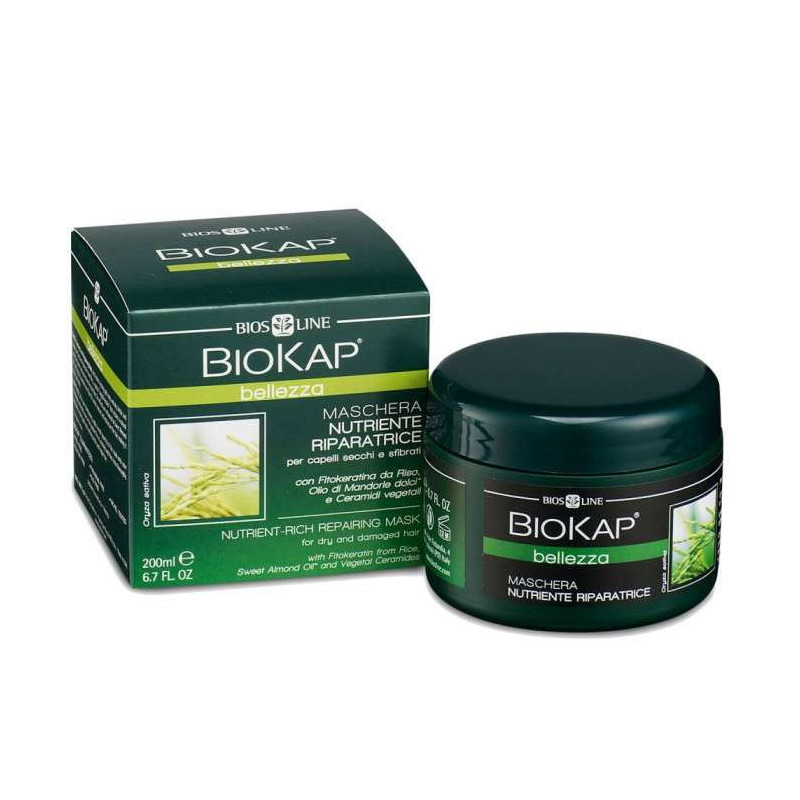BIOKAP BELLEZZA MASQUE NOURRISSANT REPARATEUR CHEVEUX SECS ET ABIMES 200ML