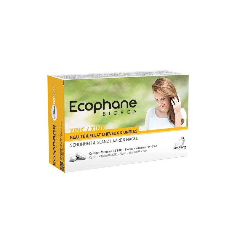 BIORGA ECOPHANE BEAUTE ET ECLAT CHEVEUX ET ONGLES 60 COMPRIMES BIORGA ECOPHANE BEAUTE ET ECLAT CHEVEUX ET ONGLES 60 COMPRIMES