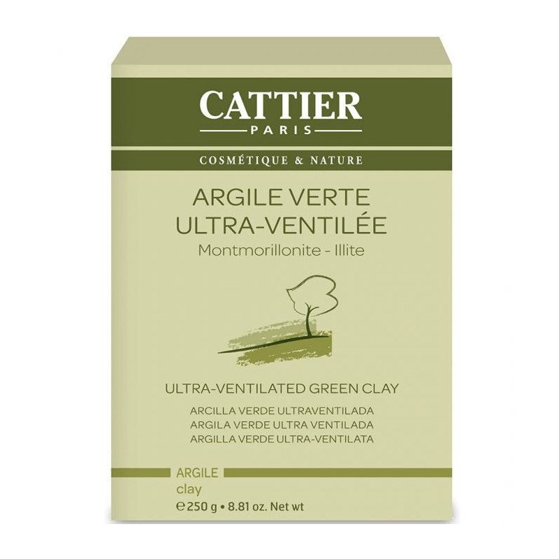 CATTIER ARGILE VERTE ULTRA VENTILEE 250 G