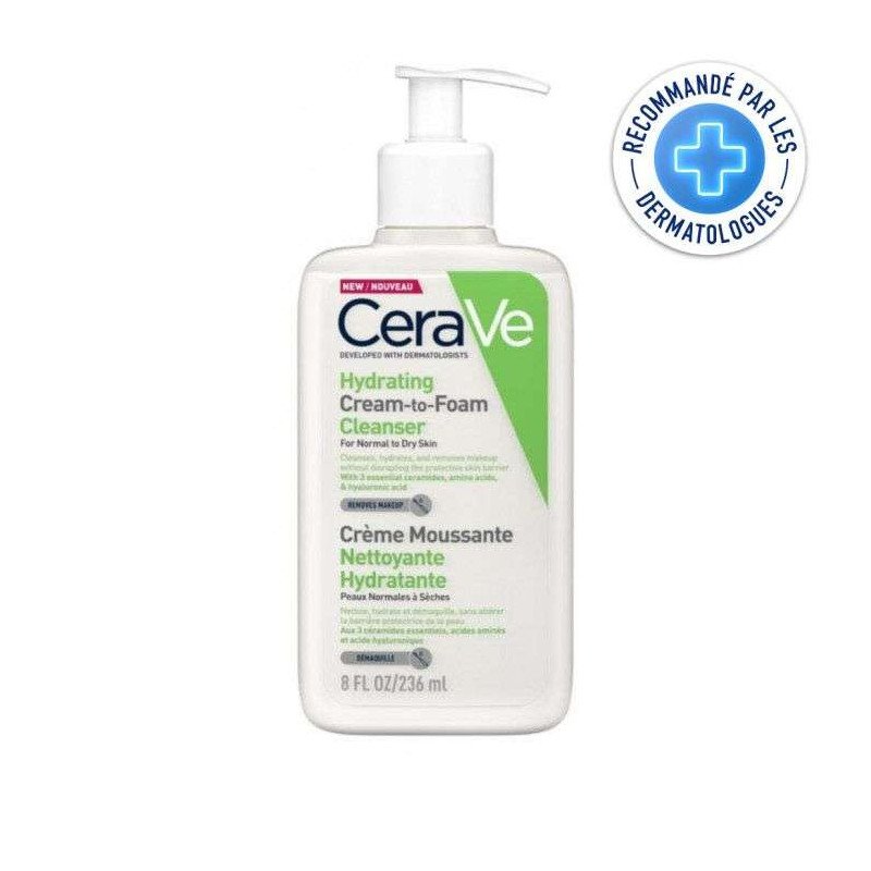 CERAVE CREME MOUSSANTE HYDRATANTE 236 ML