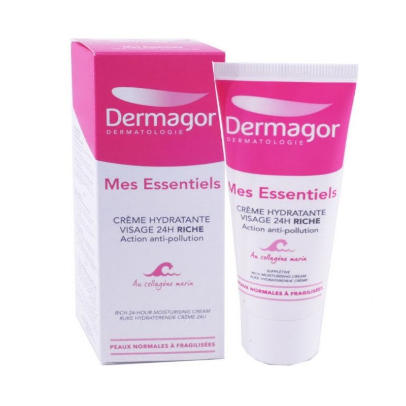 DERMAGOR MES ESSENTIELS CREME HYDRATANTE VISAGE 24 H RICHE 40ML