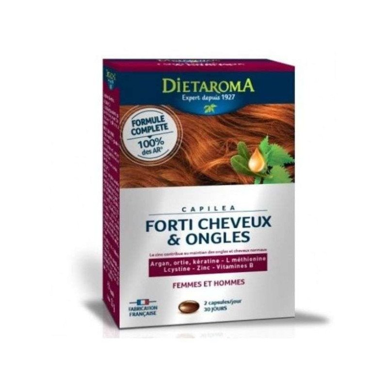 DIETAROMA CAPILEA FORTI CHEVEUX ET ONGLES 60 CAPSULES DIETAROMA CAPILEA FORTI CHEVEUX ET ONGLES 60 CAPSULES