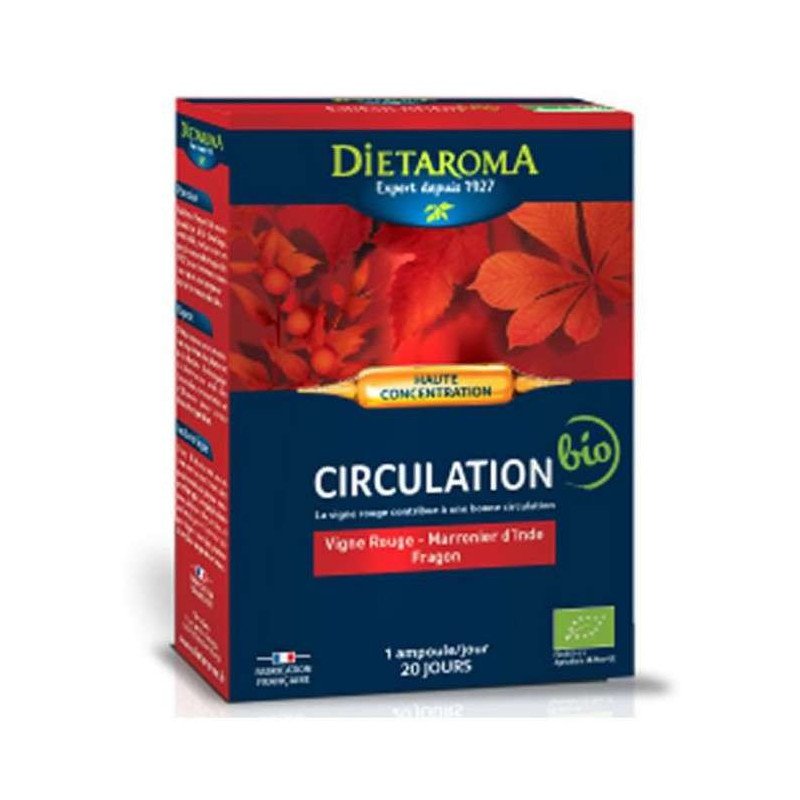 DIETAROMA CIRCULATION BIO 20 AMPOULES