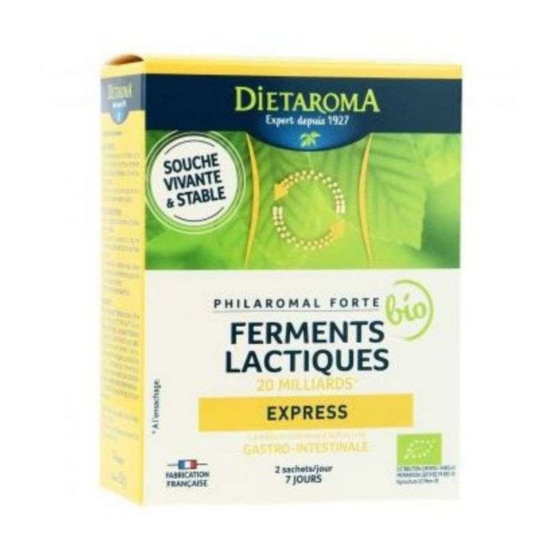 DIETAROMA PHILAROMAL FORTE FERMENTS LACTIQUES 14 SACHETS