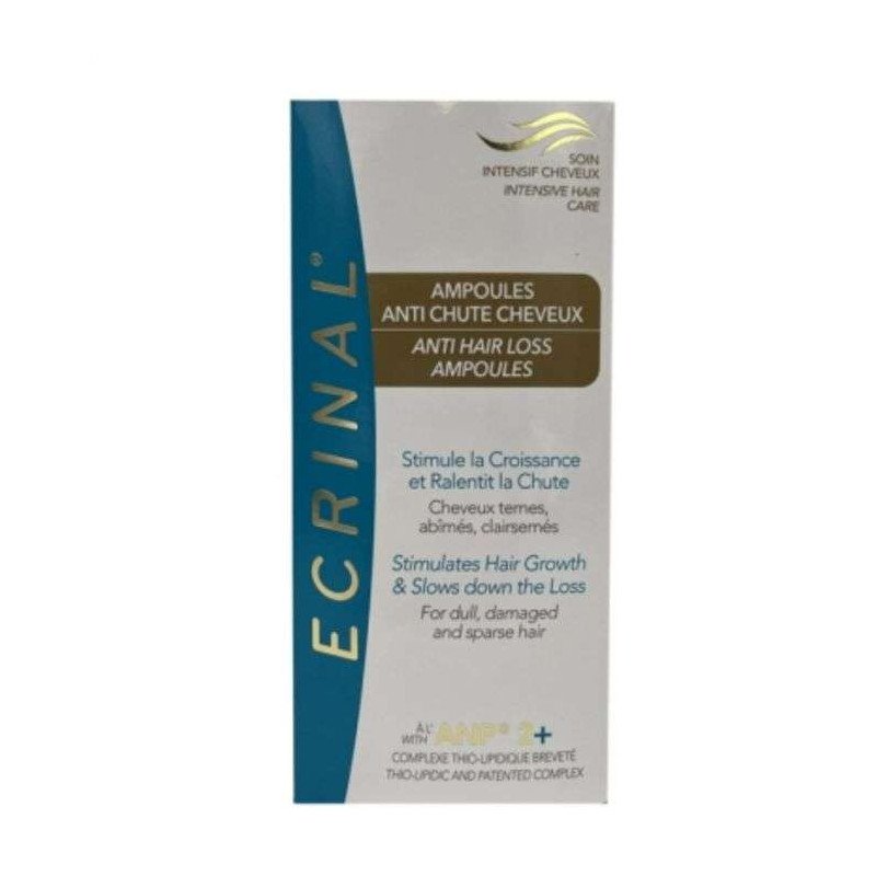 ECRINAL AMPOULES ANTI CHUTES CHEVEUX 8*5 ML